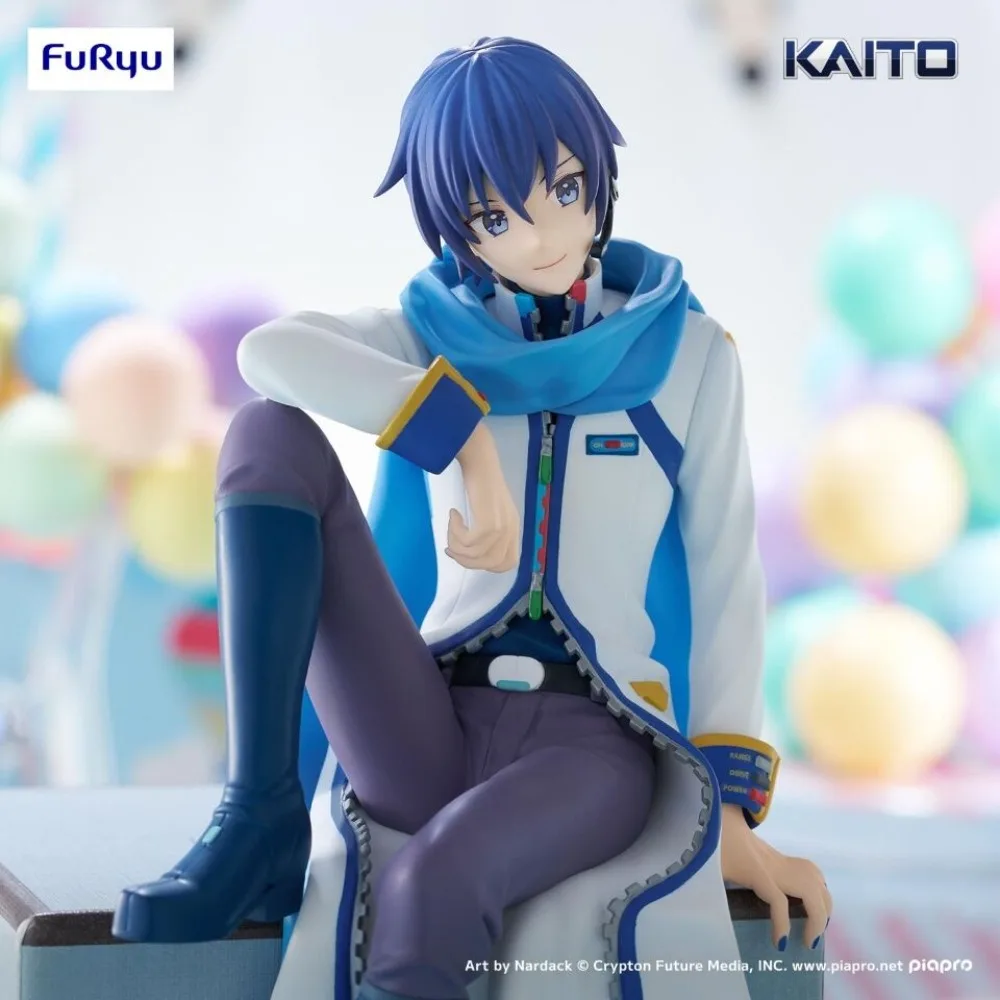 FuRyu Genuíno Hatsune Miku KAITO Prensado Macarrão Instantâneo Mão Figura Modelo de Animação Brinquedo Ornamento de Mesa Presente Colecionável
