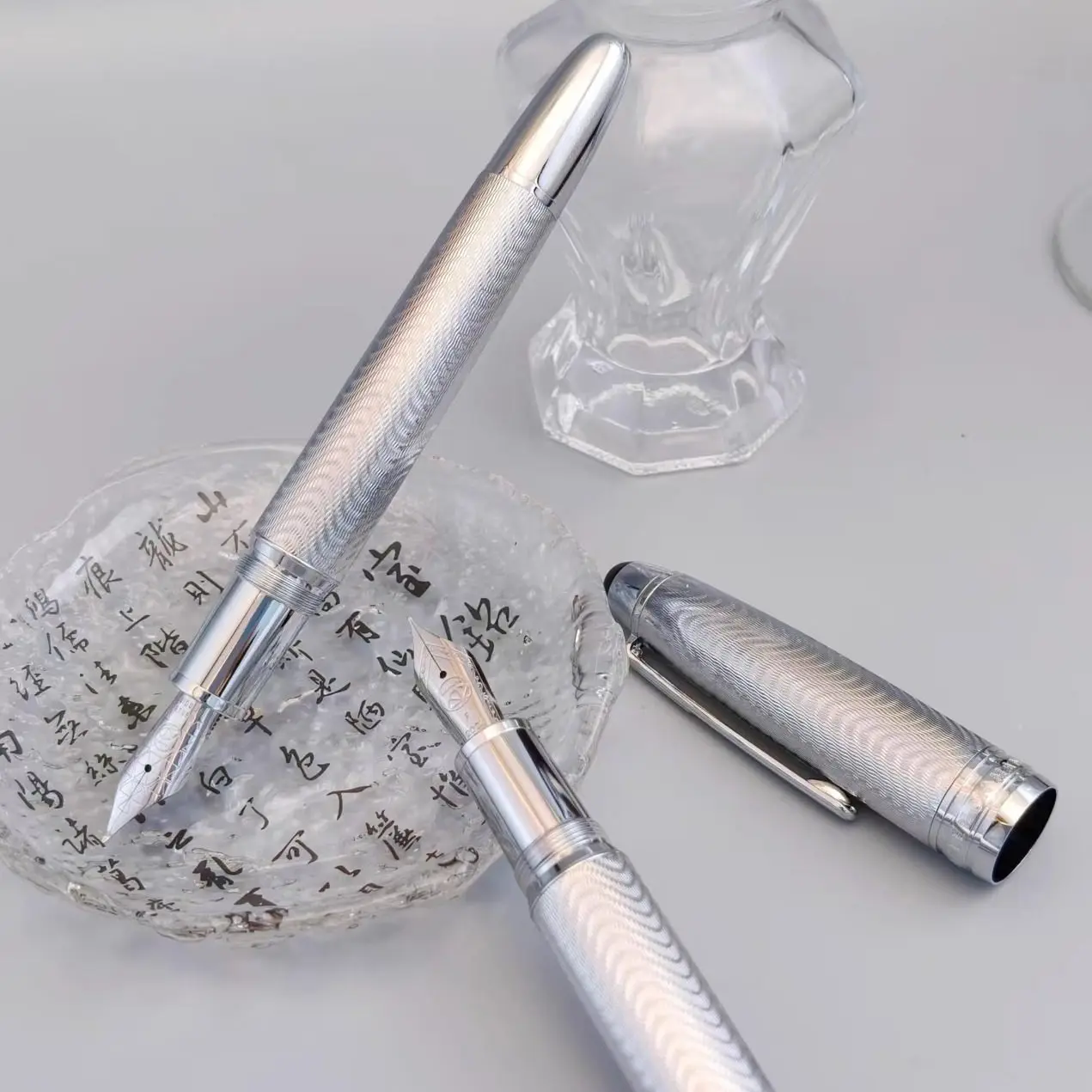 

Новая перьевая ручка с металлическим поршнем Lemon M8, длинное лезвие, ручное шлифовальное перо с креативной крышкой, офисная школьная ручка с чернилами для письма, подарок