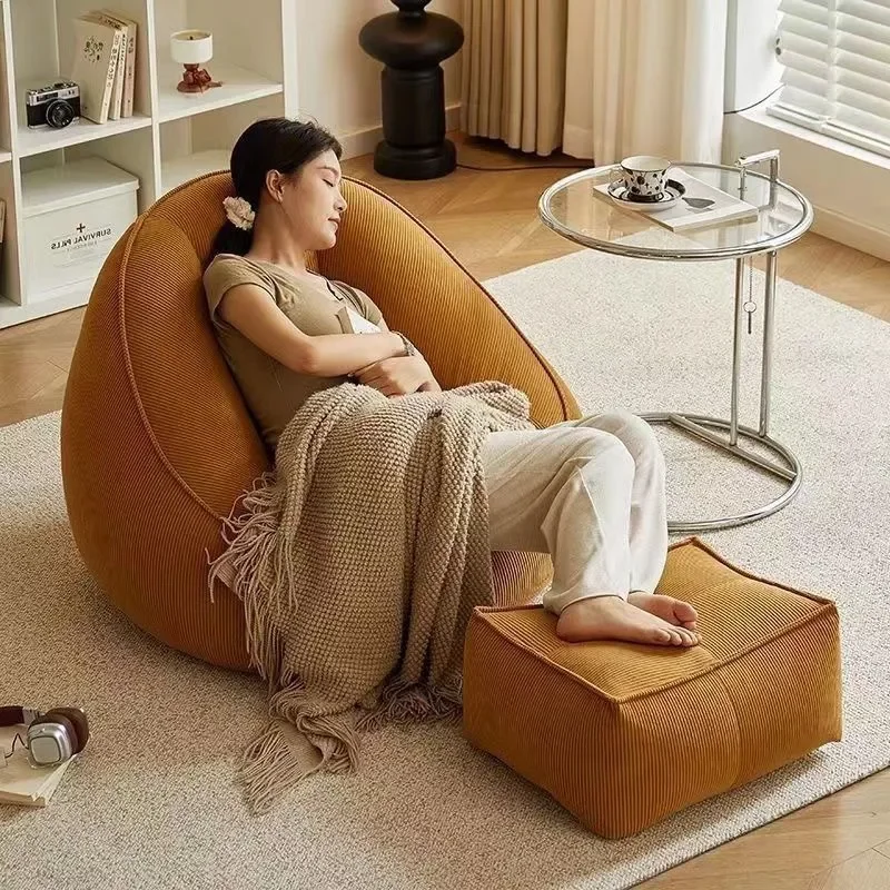 for Bean Bag Sofa Lazy Chair for Living Room Bedroom Single Seat Home Leisure Small Apartment Internet Celebrity Style