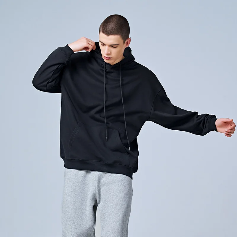 Blank Fleece Pullover Hoodies Unisex Wholesale Hip Hop 11 Color Hooded Sweatshirt Men Cheap Fashion Black Hoodie For Men