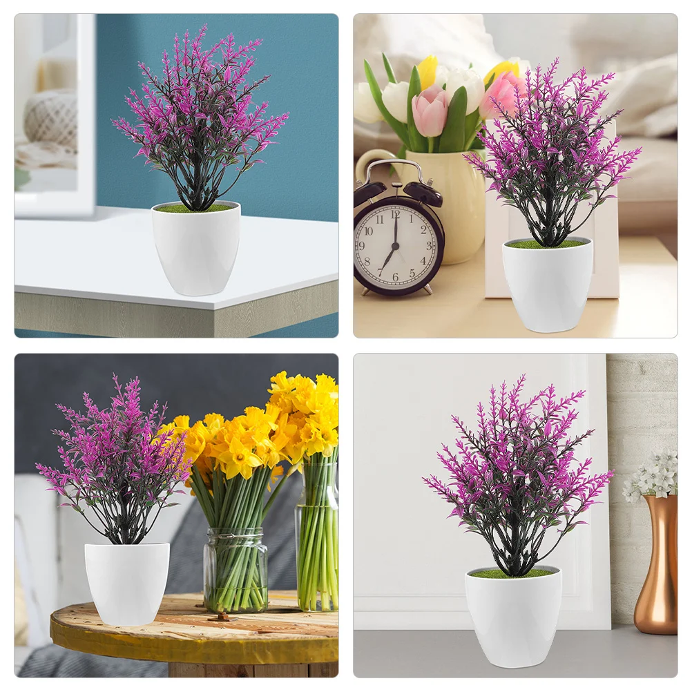 

Artificial Potted Plant Fake Bonsai Decor Lifelike Small Bonsai For Home Office Desk Table Top Simulation Green Plants Ornament