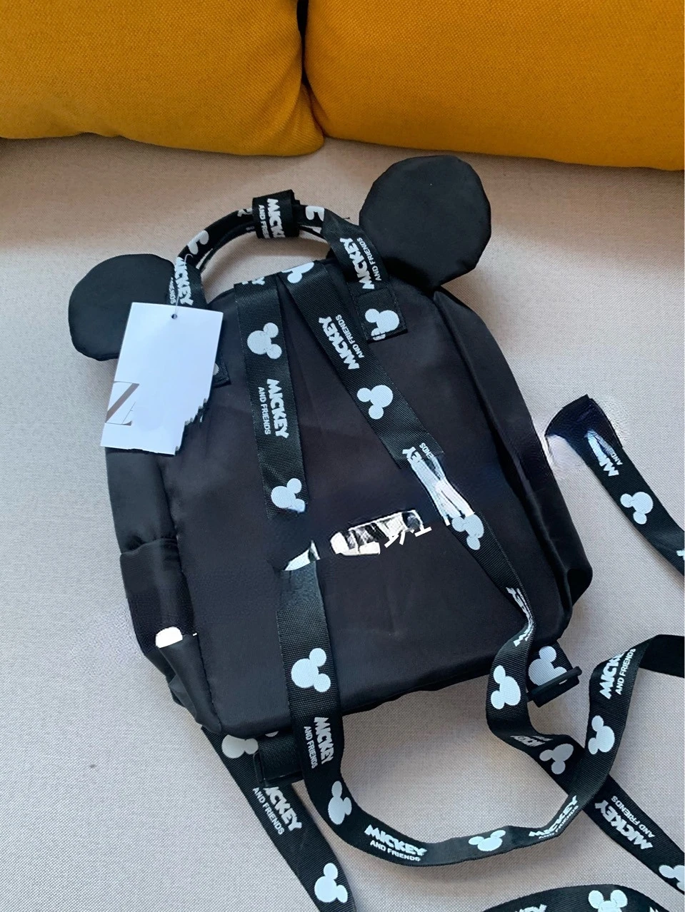 MINISO Disney Children's Bag Girls Mickey Mouse Backpack Cute Girls Bag Student School Bag School Backpack