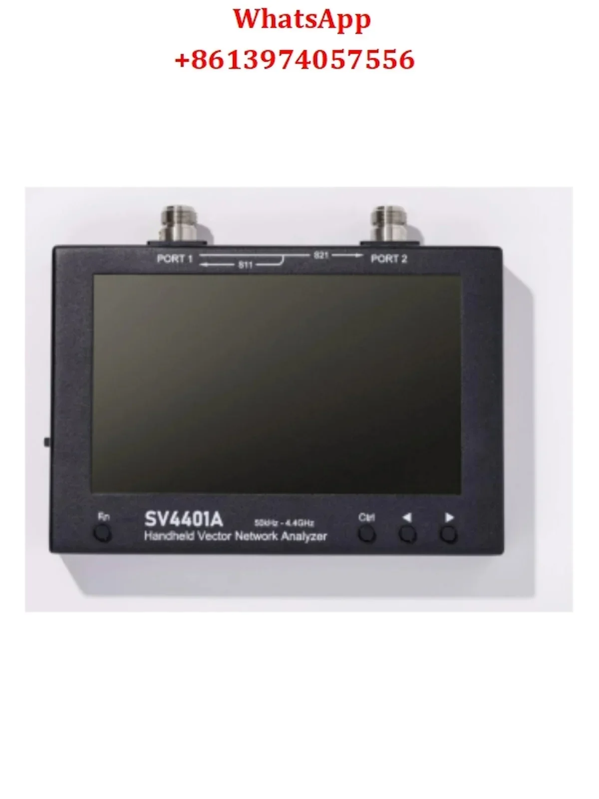 SV4401A Vector Network Analyzer 50KHz-4.4GHz 7-inch Large Screen 100db Dynamic NanoVNA