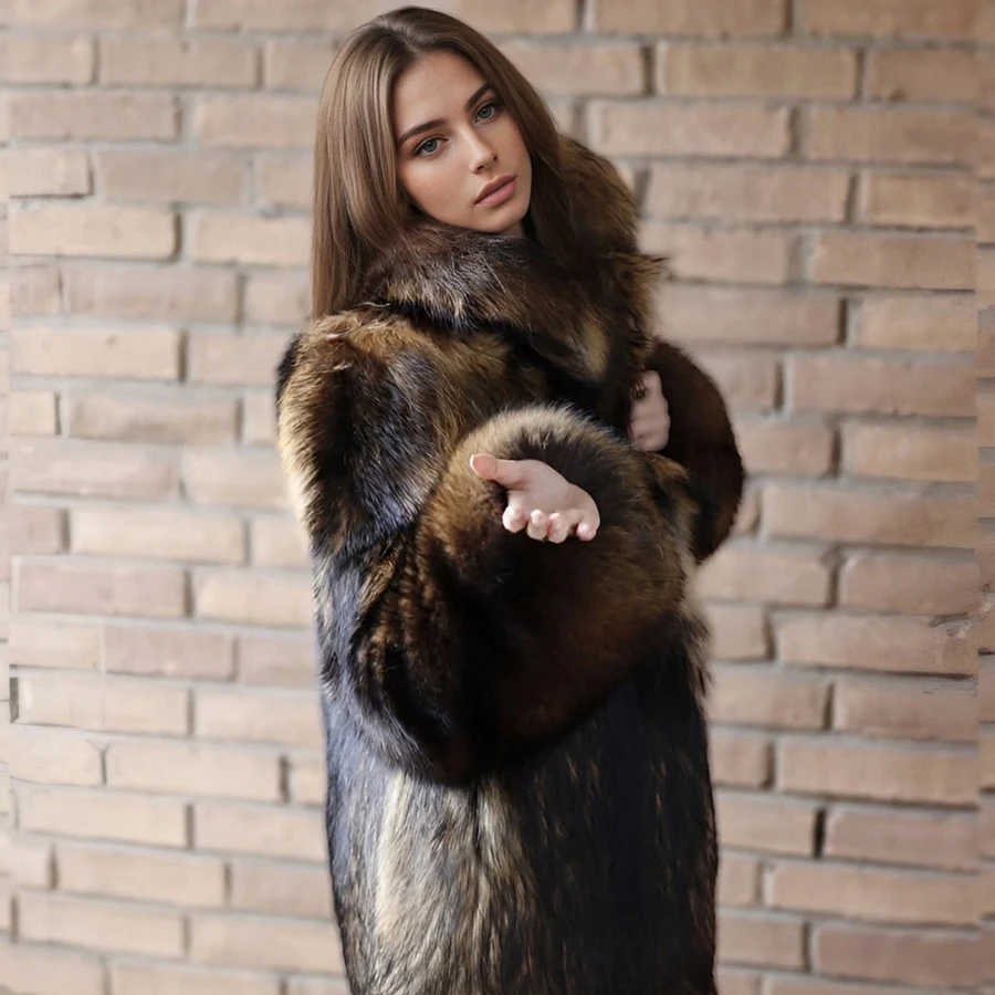 Рисунок 4 - Шуба из натурального меха енота