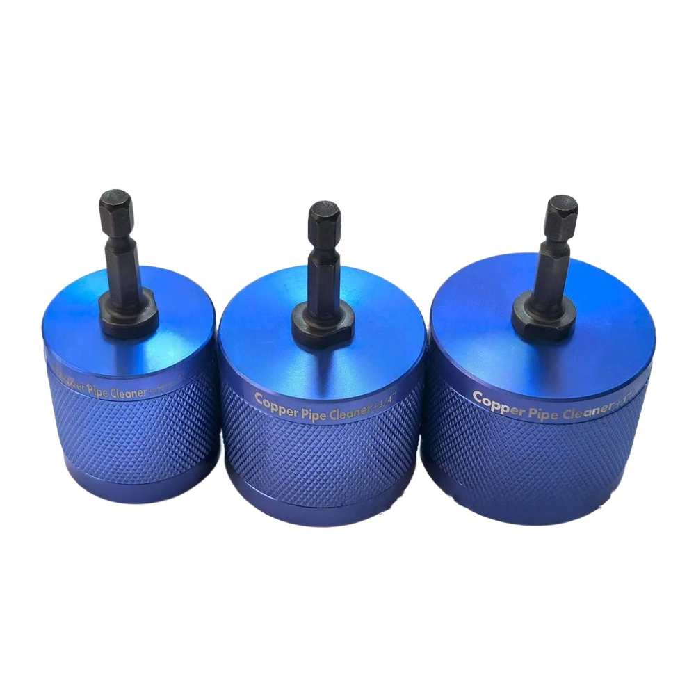 Industrial Electric Pipe Cleaner for Copper Pipes Compatible with Power Tools for Rust Removal and Welding Preparation