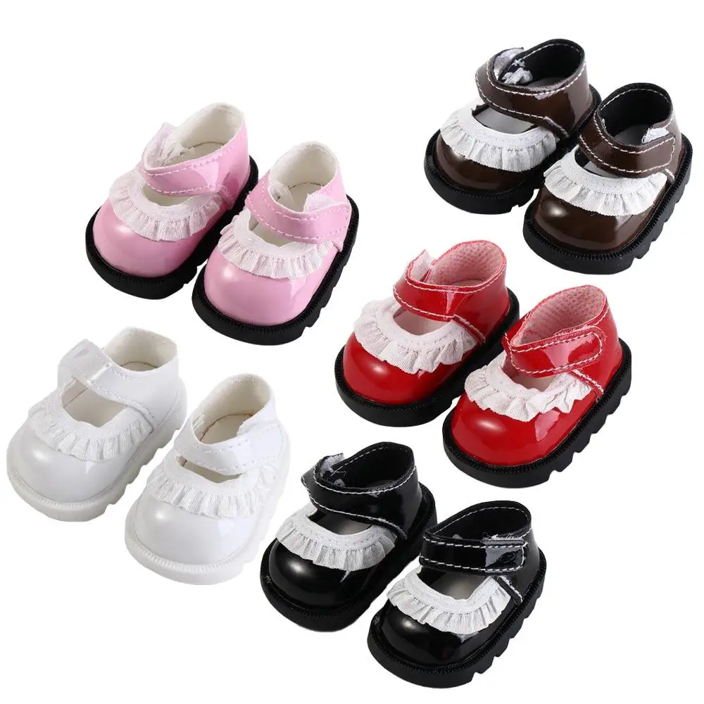 

PU Leather PU Leather Bow Doll Shoes Doll Shoes DIY Handmade Leather Shoes Dolls Mini 5.5cm Doll Shoes Boots Kids Gifts