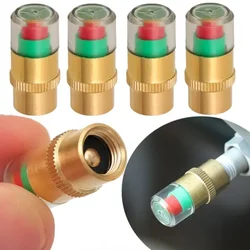 8/1pcs Car Tire Pressure Indicator Tire Pressure Gauge Indicator Alert Monitoring Valve Cap Sensor External Valve Detection