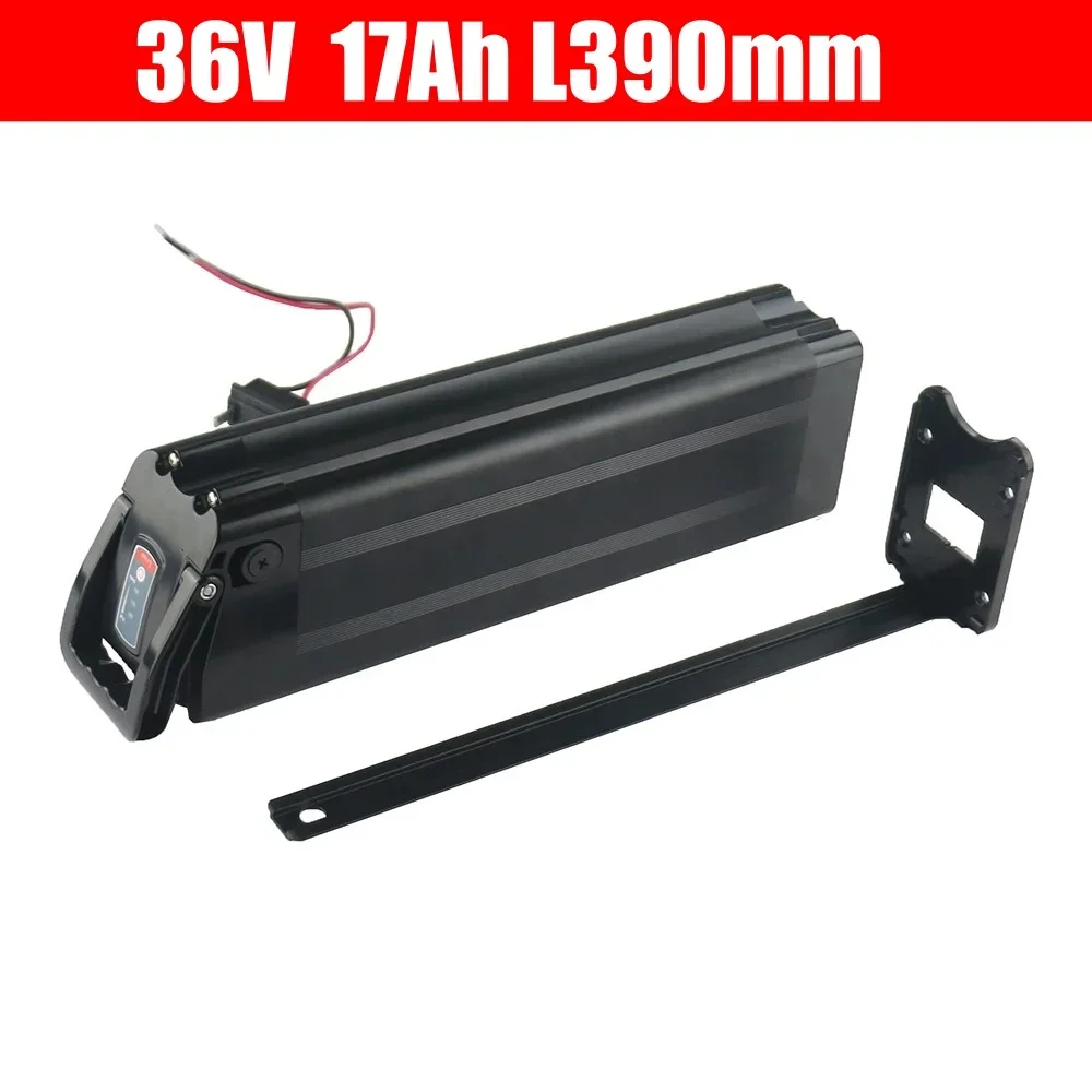 36V 17Ah/21Ah Silverfish Li-ion accu – Ingebouwde BMS met oplader Langdurige stroomvoorziening voor scooter Accessoire met hoge capaciteit