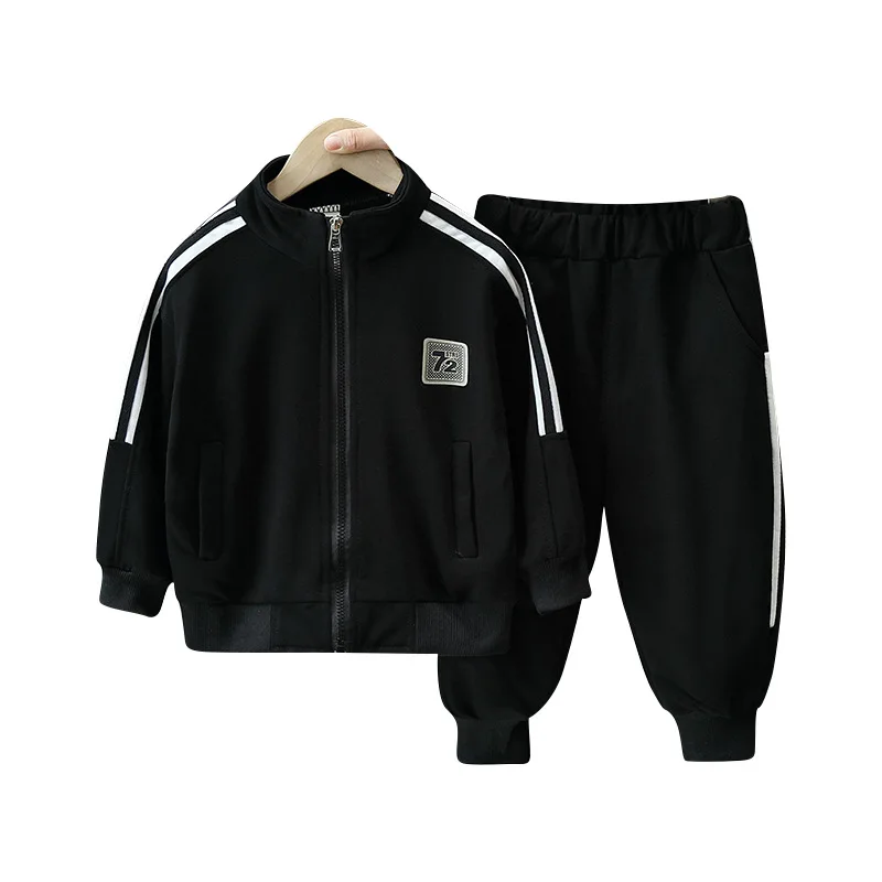 new boys' spring sportswear set for small and medium-sized children is a trendy Korean two-piece set that has become streets 5