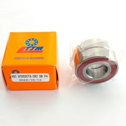 2pcs LTJM 7000 7002 7005 7006 7007 7008 7009 Ceramic Ball Bearing High Speed Spindle Bearing Sealed Angular Contact Bearings