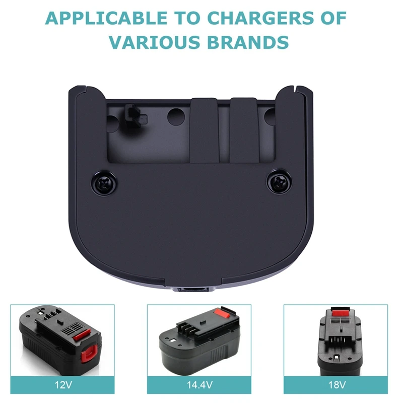 Eddie-Chargeur de batterie Ion à charge rapide pour Black Decker, 9.6V-18V, Ni-CD, Ni-laissée, outils électriques, prise UE