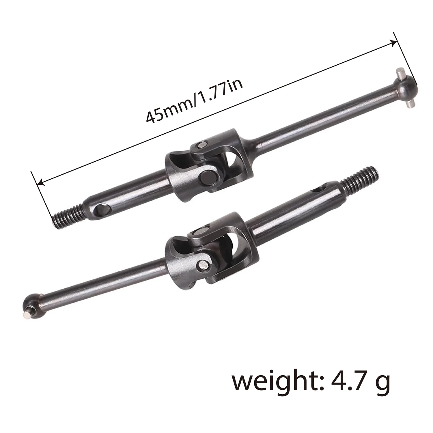 2PCS Hard Steel Drive Shaft Reinforced Steel Rear Universal Shaft For Losi 1/24 RC Crawler LOSI Micro-B 2WD BUGGY Metal Parts - Image 6