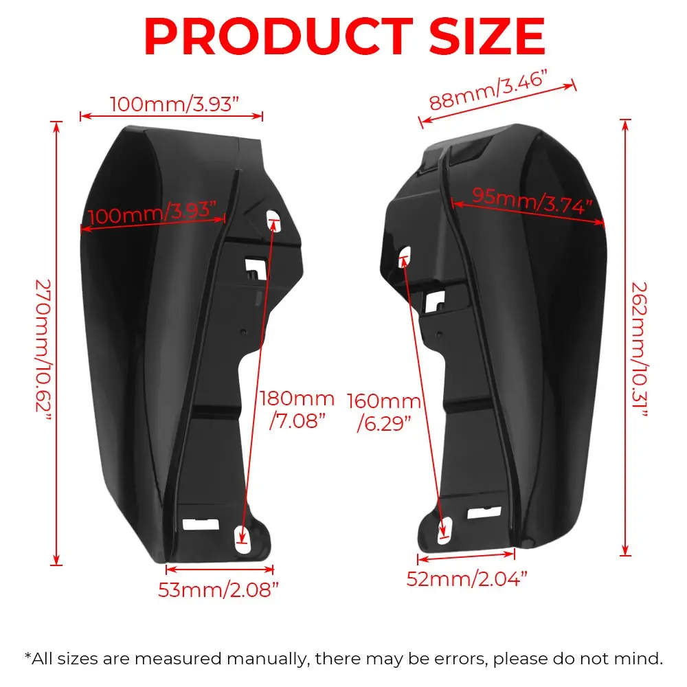 1 Pair Motorcycle Mid-Frame Air Deflectors Heat Shield For Harley Road Glide Street Glide ST Special CVO FLHX FLTRX  2023-up