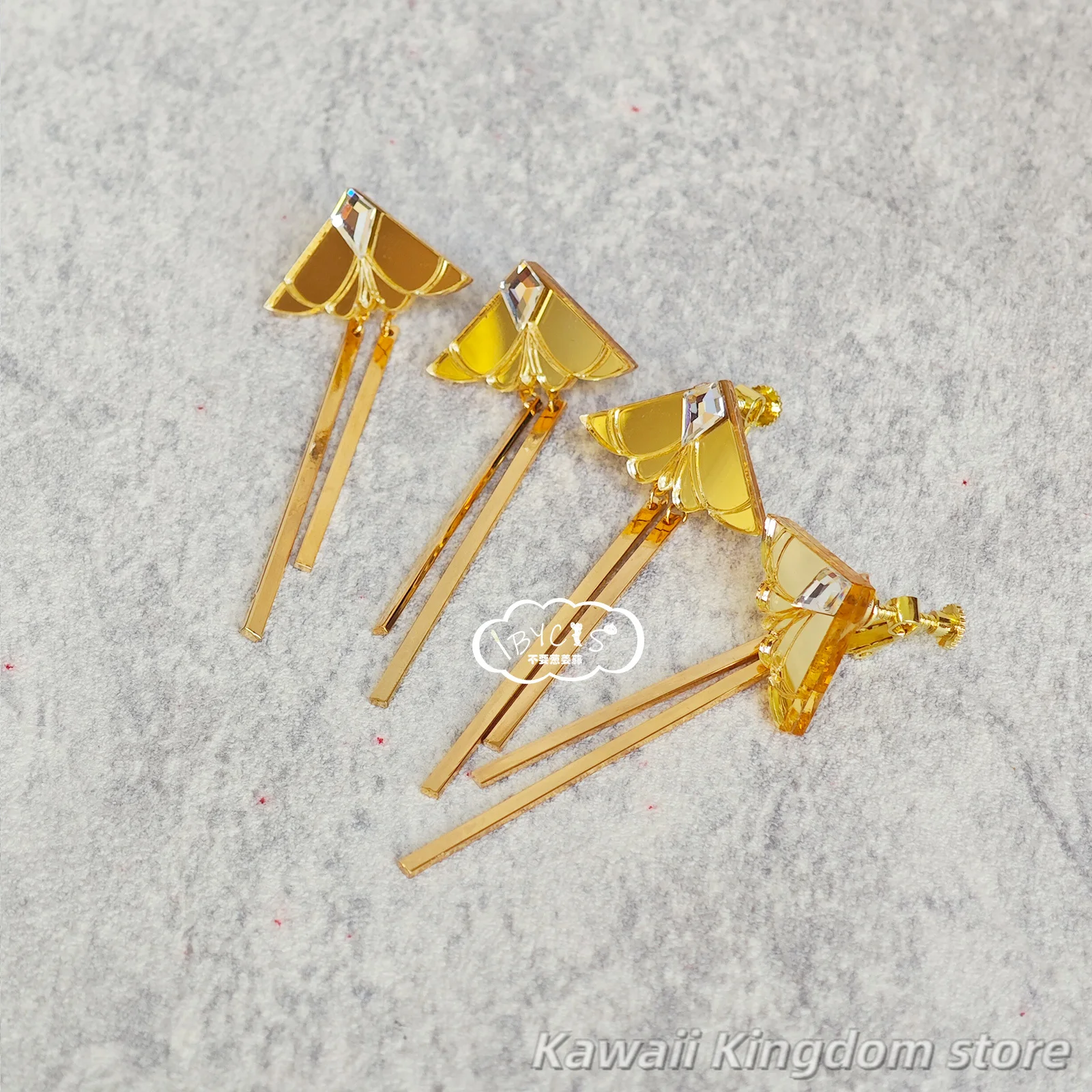 Zenless Zone Zero ZZZ Evelyn Chevalier Anime Ear Acupuncture Ear Clip Unilateral Butterfly Wilhelmy Earring Earrings Accessory