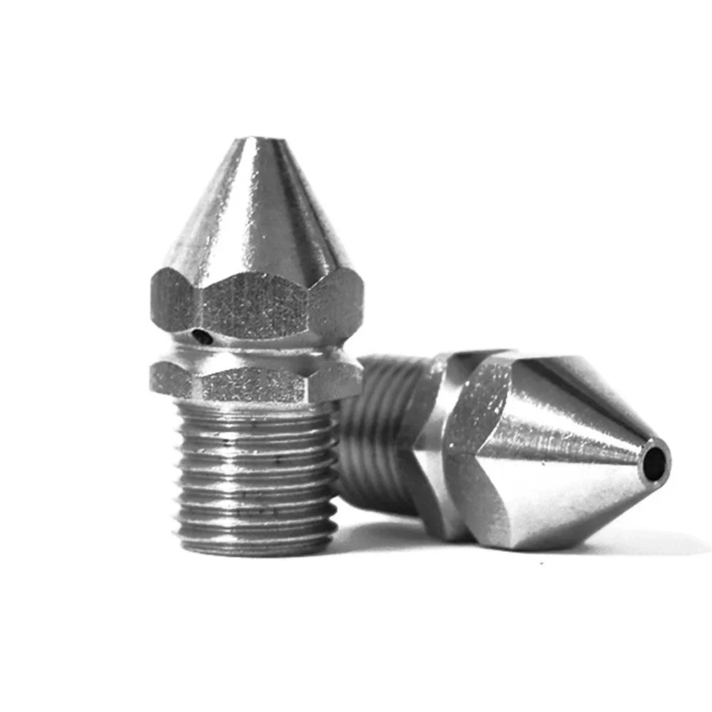 High Pressure Nozzle Quick Connector Pressure Washer Sewer Pipe Cleaner Front Jet Quick Connector Rear Jets Soft Sewer Blockages