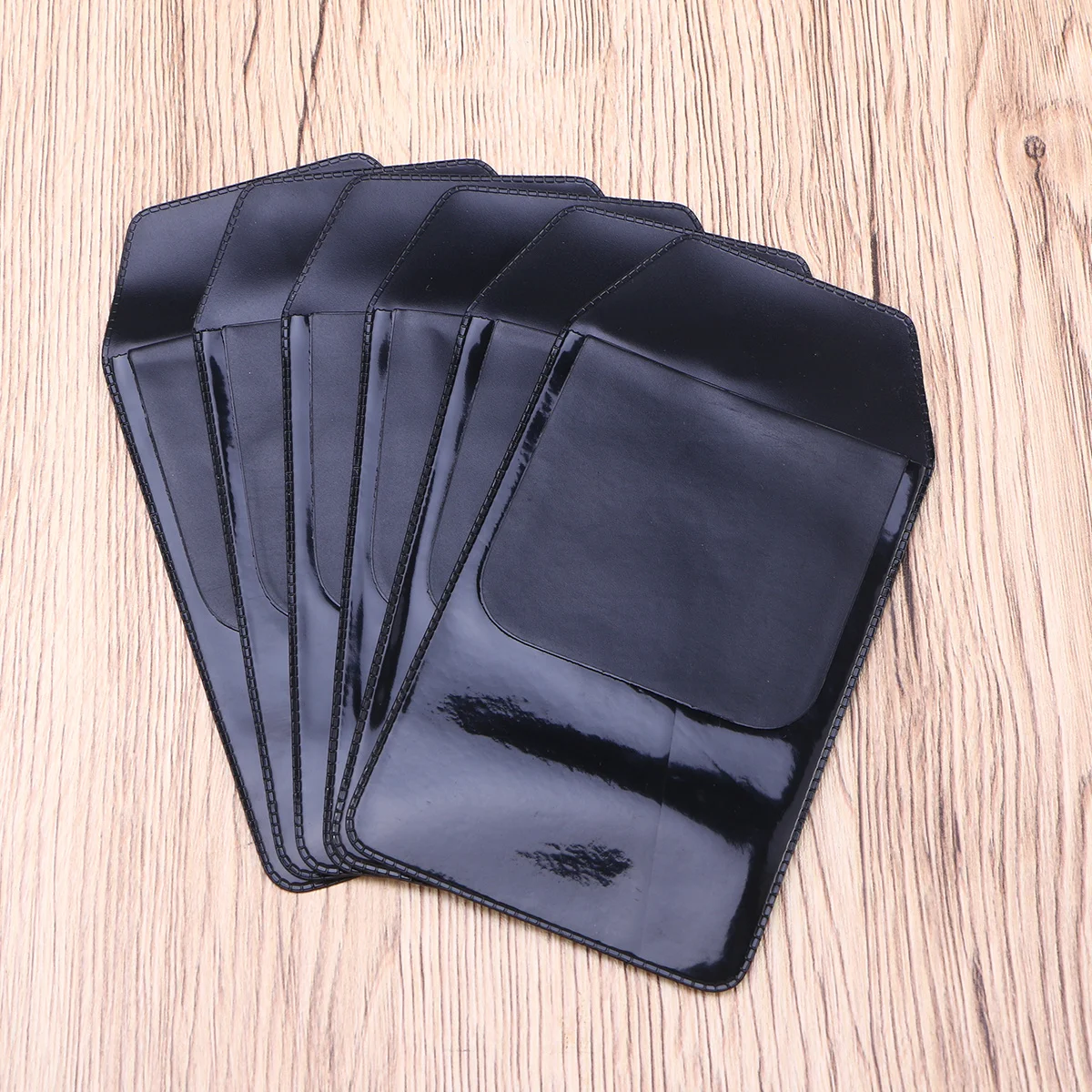 

Trapezoid Pen Protector Pencil Pouch Black Leakproof Pocket Protector Multifunction Case Pen Holder Coin Phone