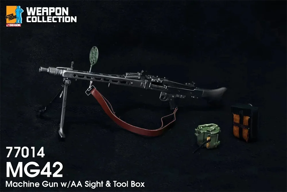 1/6th DML TOYS Model Main Weapons MG42 PVC Material Not Real with Box Storage Accessories For 12" Figure Doll view 5