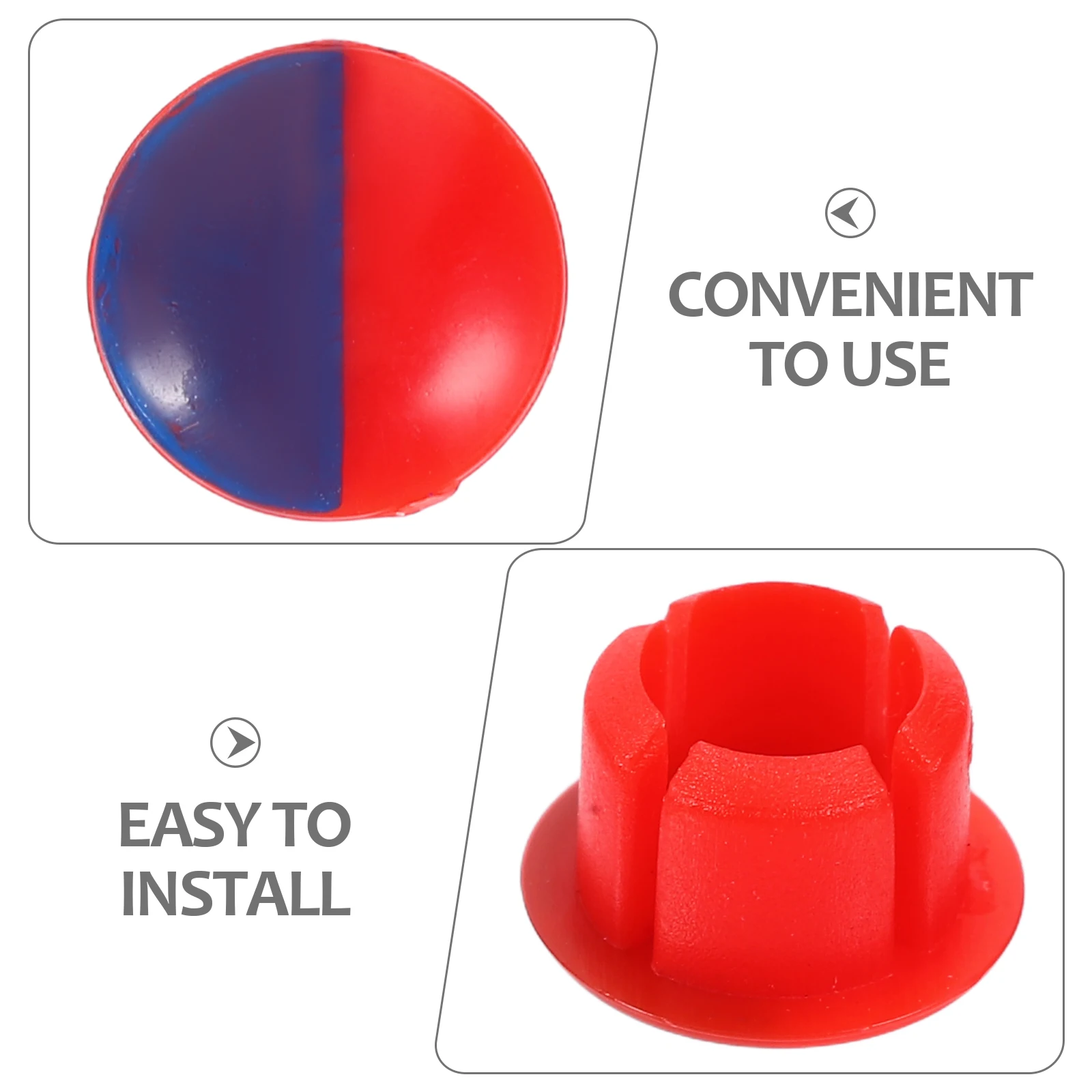 Faucet Cap Sign for Bathroom Indicator Button Hot Temperature Hotel Knob