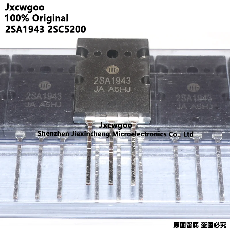 5pair-10pair 100% New Original 2SA1943 2SC5200 A1943 C5200 TO-3P High-Power Audio Power Amplifier Tube