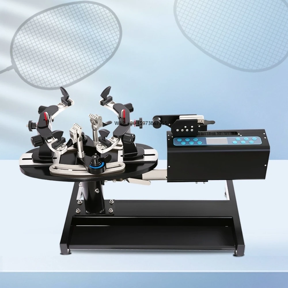 

GLS-301 Electronic Tennis Racket Threading Machine Precision String Tension Control Table Badminton Threading Machine