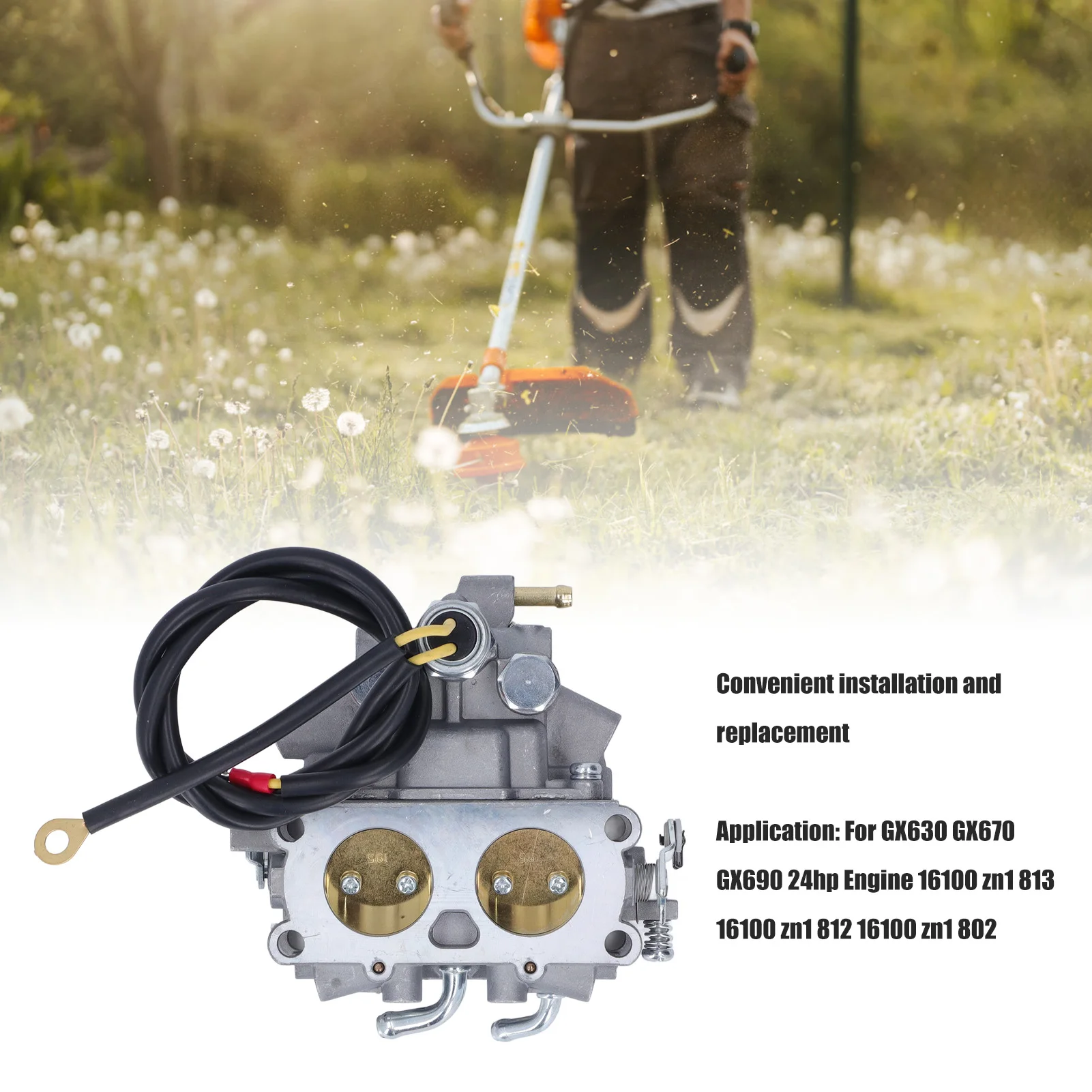 

Карбюратор газонокосилки для двигателя GX630 GX670 GX690 24 л.с. 16100 Zn1 813 16100 Zn1 812 16100 Zn1 802 Замена карбюратора