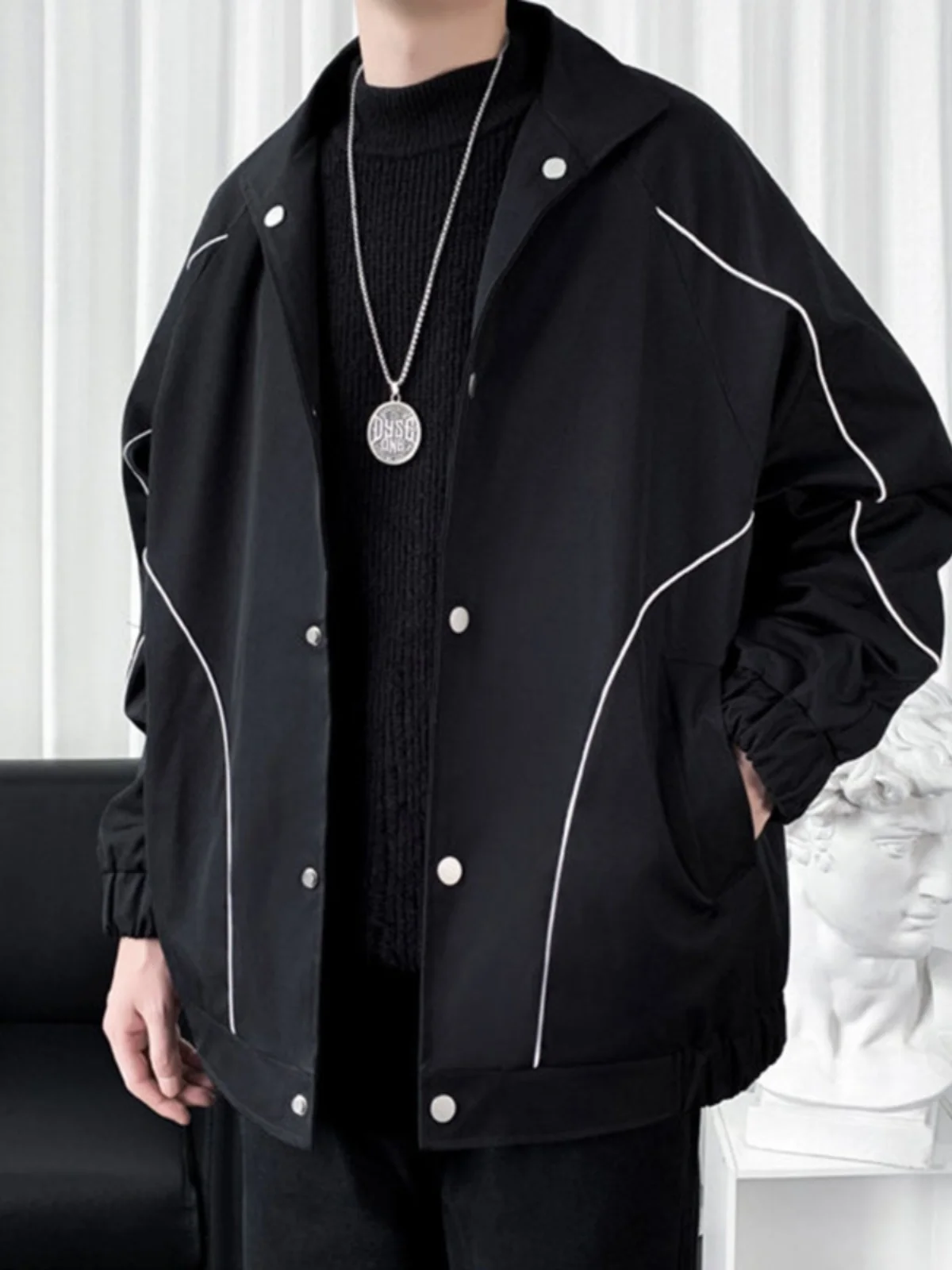 

Повседневная рабочая одежда Jaet, мужская весна-осень ort Sle Flight Jaet, модный брендовый бейсбольный костюм, свободный крой, не требующий глажки