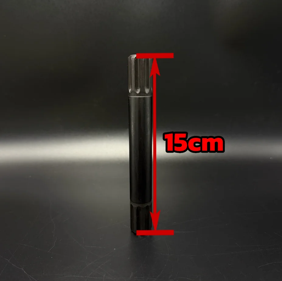 

VOLE AXLE 19MM x 8T 150mm Length BMX Bike Bottom Bracket Spindle 8 Spindle Thread Strong Steel BB shaft Bicycle Parts