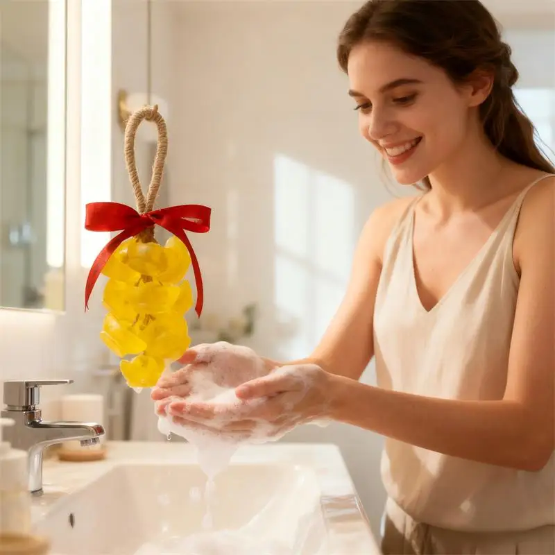 صندوق هدايا رائحة صابون الزيت العطري، كريستال فراولة الاستحمام غسل التنظيف المغذي قالب الصابون المصنوع يدوياً، لصالح الزفاف، الحاضر