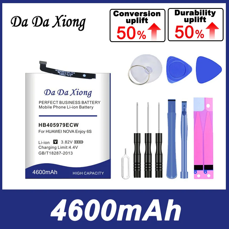 DaDaXiong 4600mAh HB405979ECW Battery For Huawei NOVA CAZ-AL10 CAZ-TL00 Enjoy 6S Phone