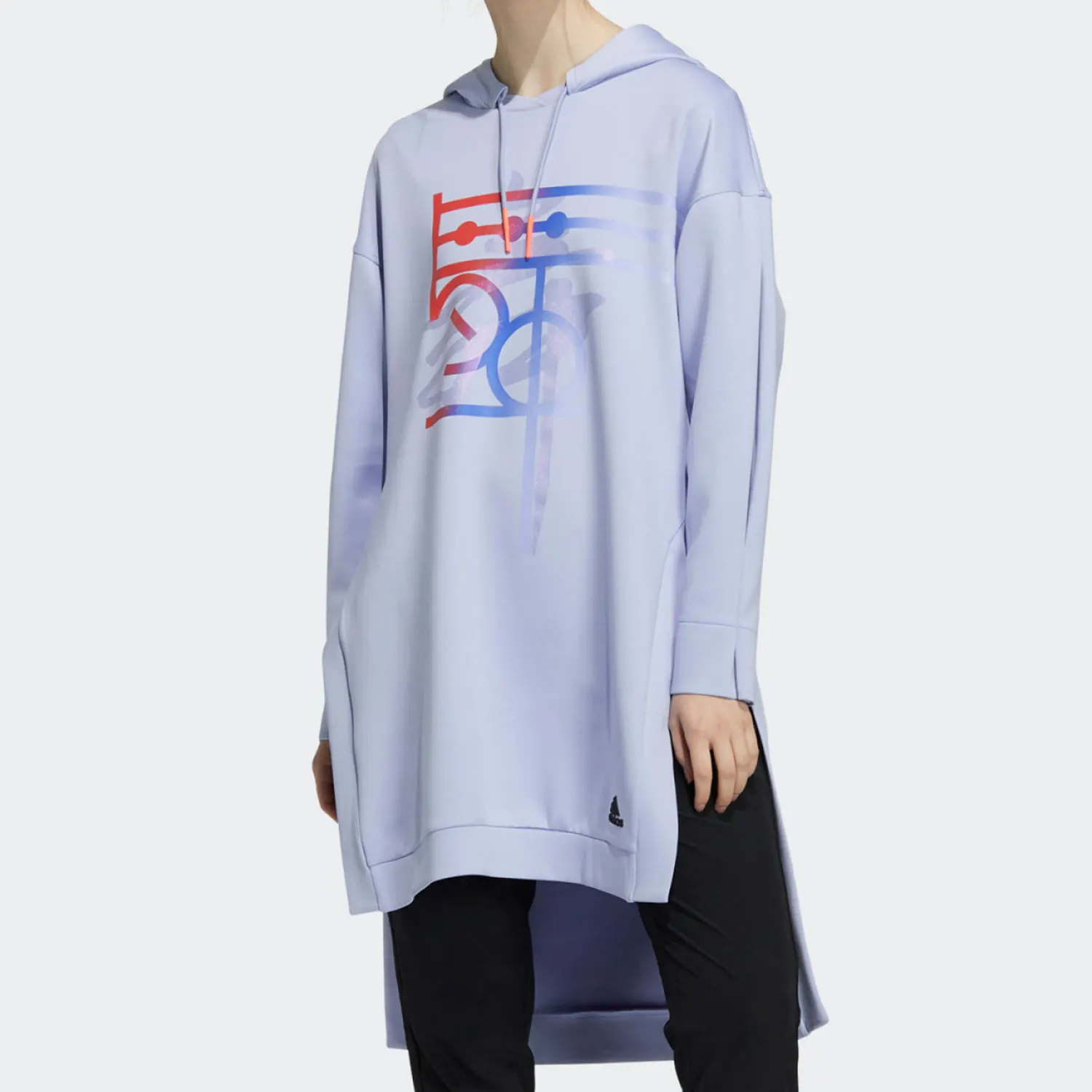 

Adidas genuine Casual Women's Loose Comfort Mid-length Hoodie H09685