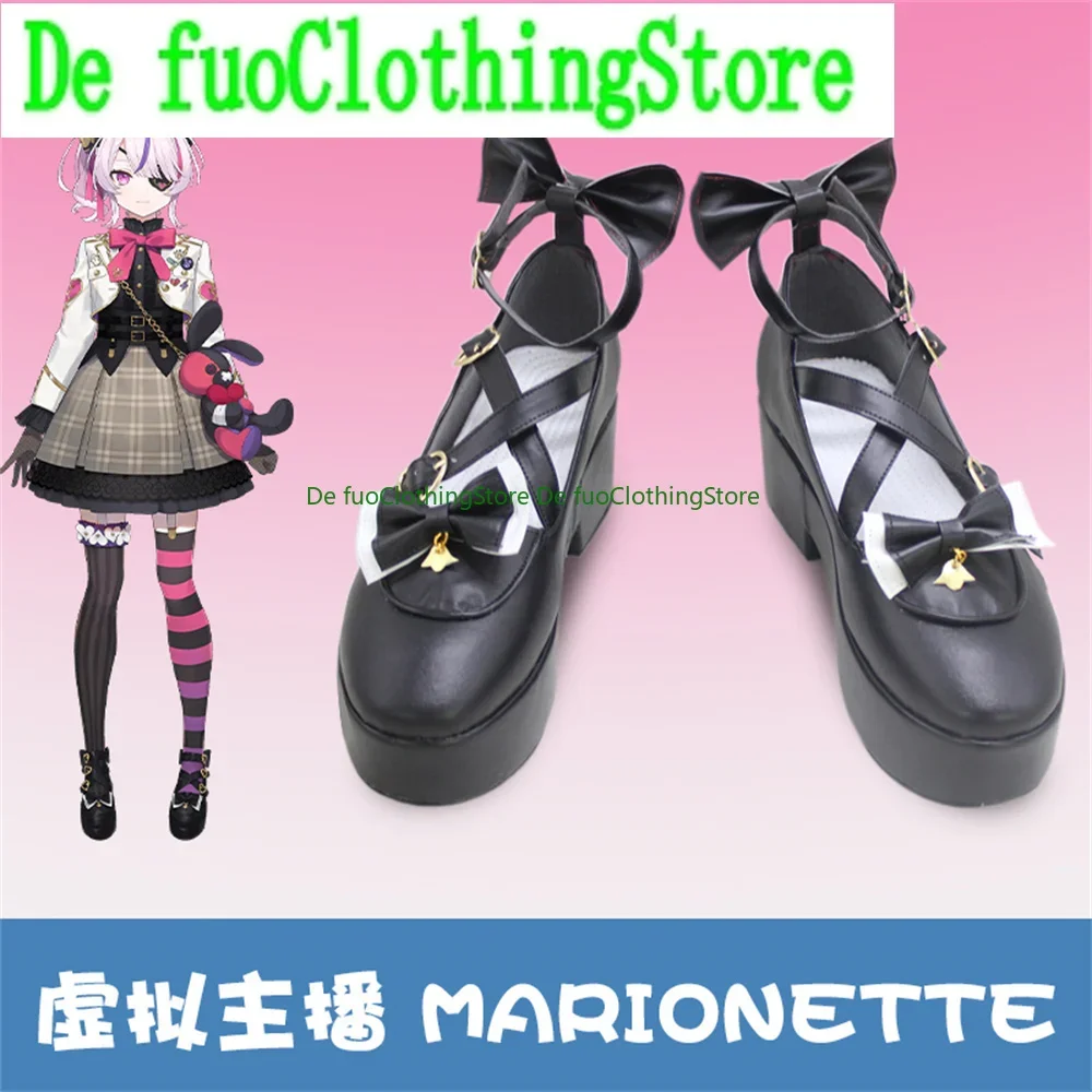 

Виртуальный YouTuber Vtuber Hololive Maria Marionette Обувь для косплея Сапоги Игра Аниме Карнавал Хэллоуин DefuoClothing Магазин обуви