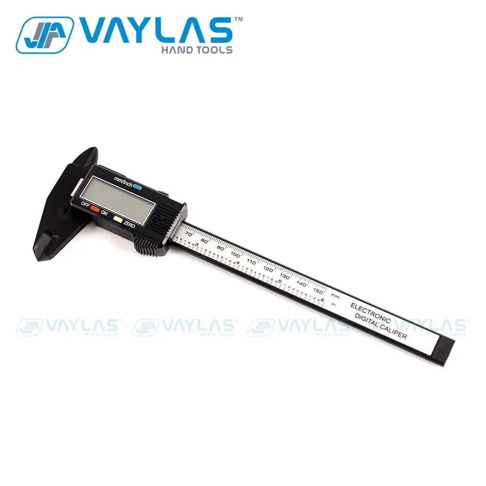 Caliper Tool 6 inch 150mm Vernier Caliper with Electronic Digital Display Screen Household Measuring Tool