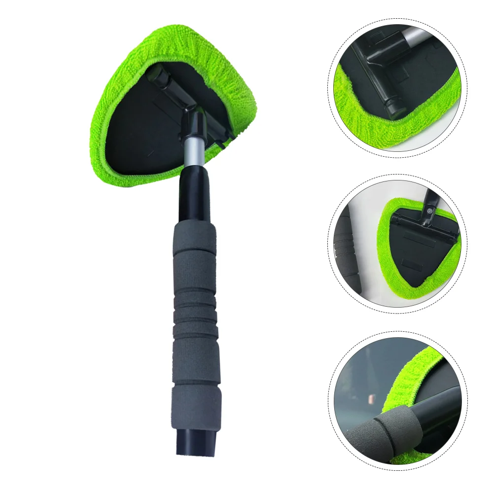 

1 Set Car Window Cleaning Brush Green Auto Sponge Tool Safe Material Great Water Absorption Durability Dirt Dust