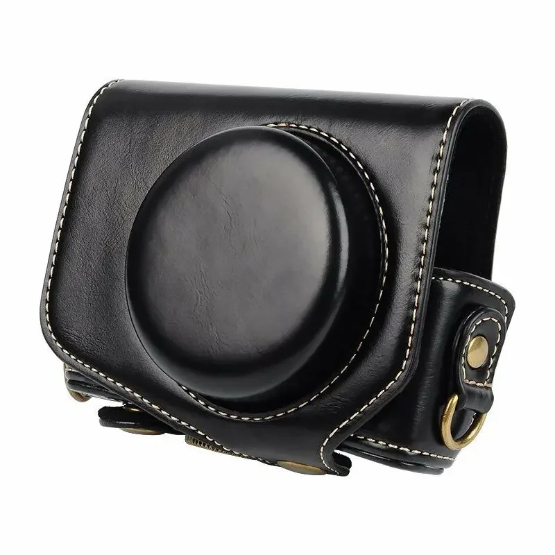 حافظة جلدية للكاميرا غطاء حقيبة لكاميرات كانون PowerShot G7X Mark2 G7XII G7X II