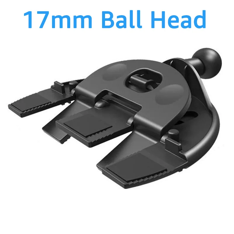 17mm Ball Head Base for Car CD Slot Phone Mount Stand Cradle Universal CD Slot Clip for Car Phone Holder GPS Bracket Accessories