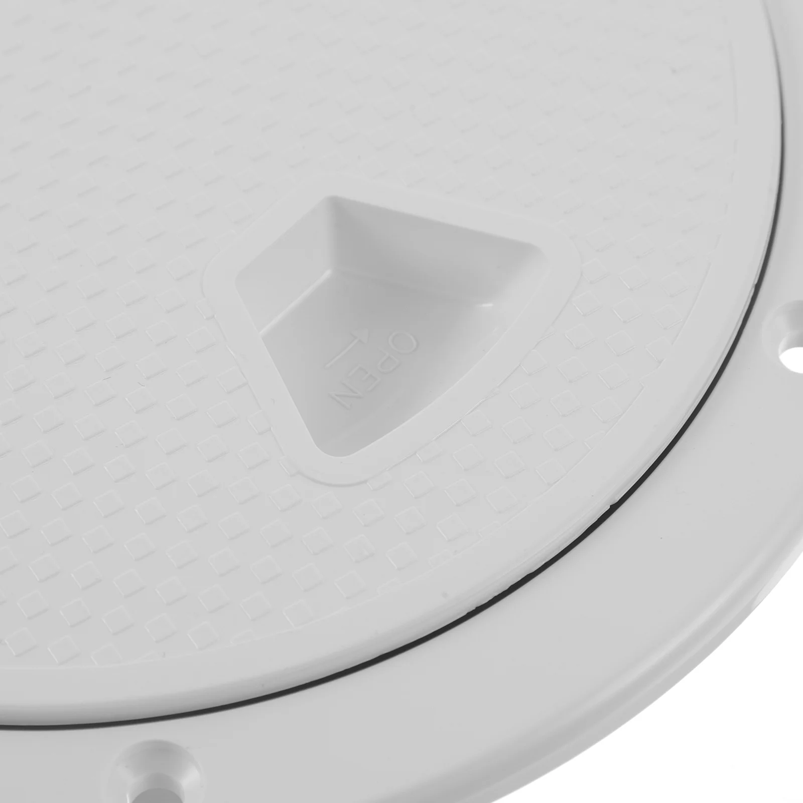 

Deck Hatch Cover for Boat Anti-Slip Sturdy Plastic Kayak Hatch Protector Universal Fit Yacht Deck Plate Inspection Lid