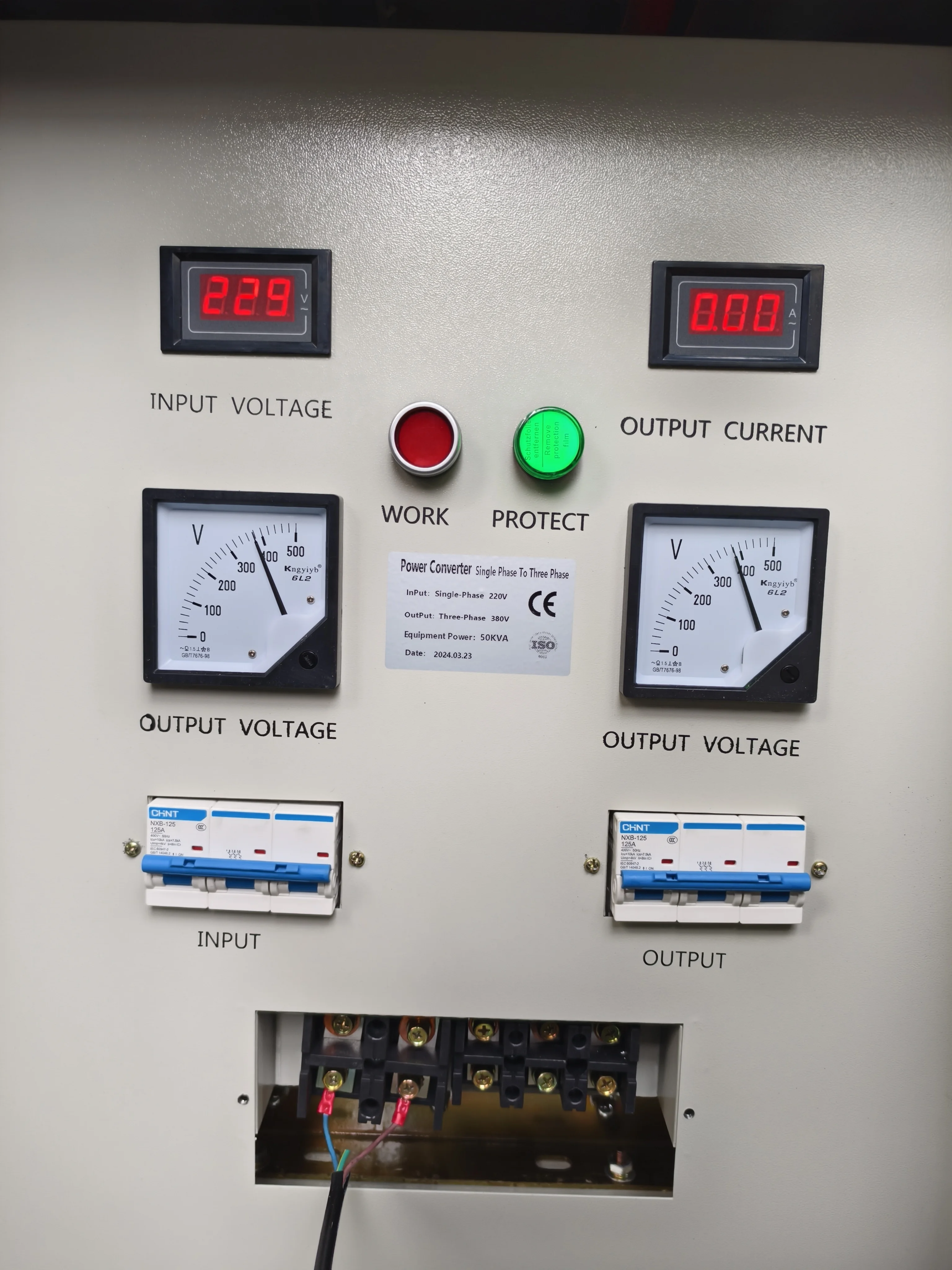 Step Up Step Down Voltage Transformer 10KVA-30KVA Customized 220V To 380V Single Three Phase Industrial Power Regulation Machine