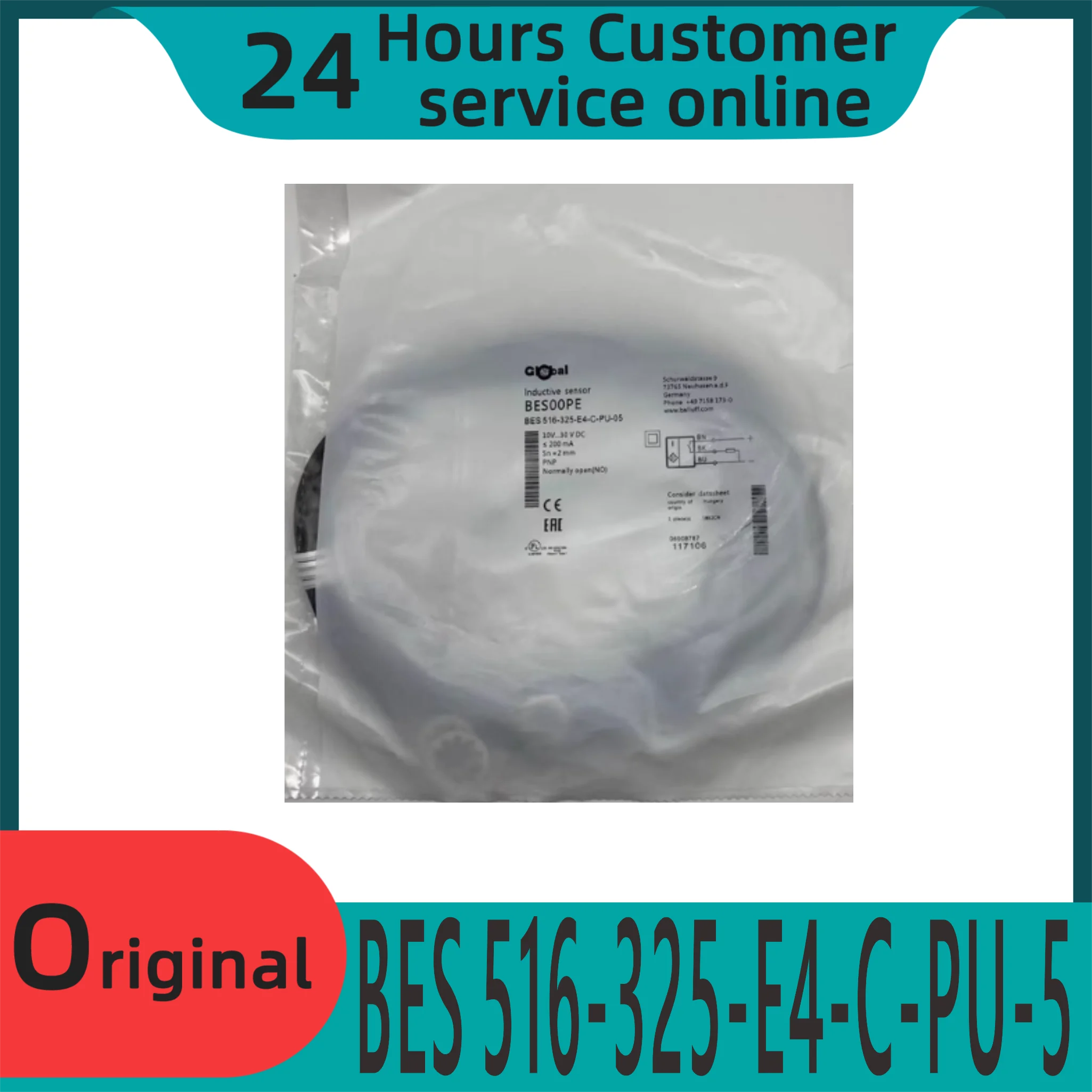 

Brand new original proximity switch sensor BES 516-325-E4-CPU-5