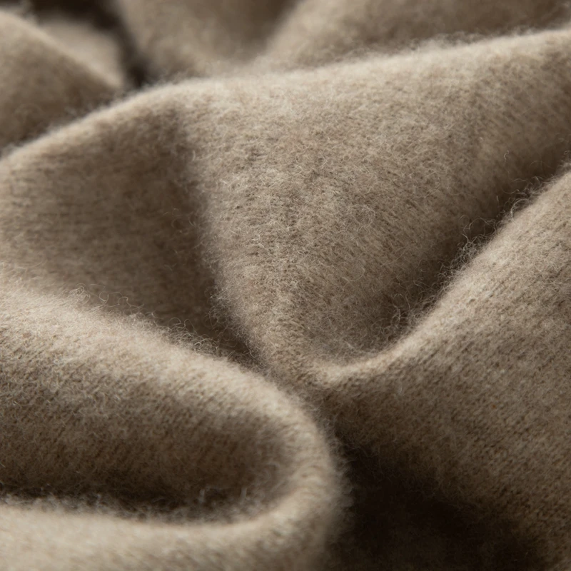 2025Men's O-neck Sweater 100%Pure Cashmere Pullover Autumn Winter Solid Color Thickening Knitwear Casual Business Men's Clothing