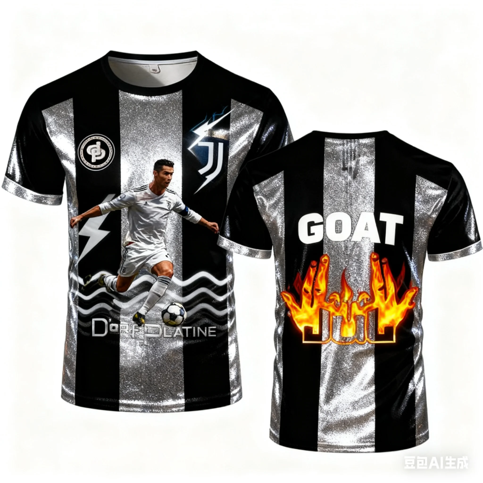 

Cristiano Ronaldo commemorative fan creative football jersey 2025 new boys' and women's quick-drying T-shirts