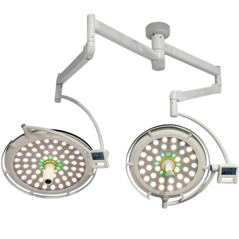Double Dome Ceiling Shadowless Lamp With Camera  1080p Light For Hospital Clinic