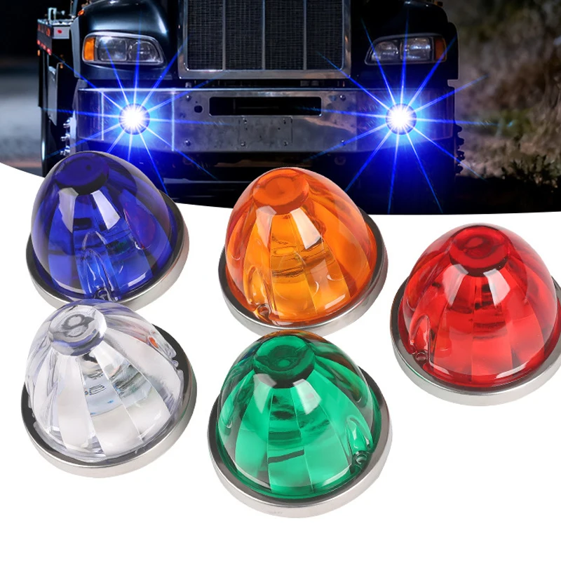 

Лампа в форме арбуза, стеклянный и пластиковый боковой фонарь для грузовика, габаритный фонарь для грузовика, индикаторный фонарь, боковой фонарь, светодиодный фонарь