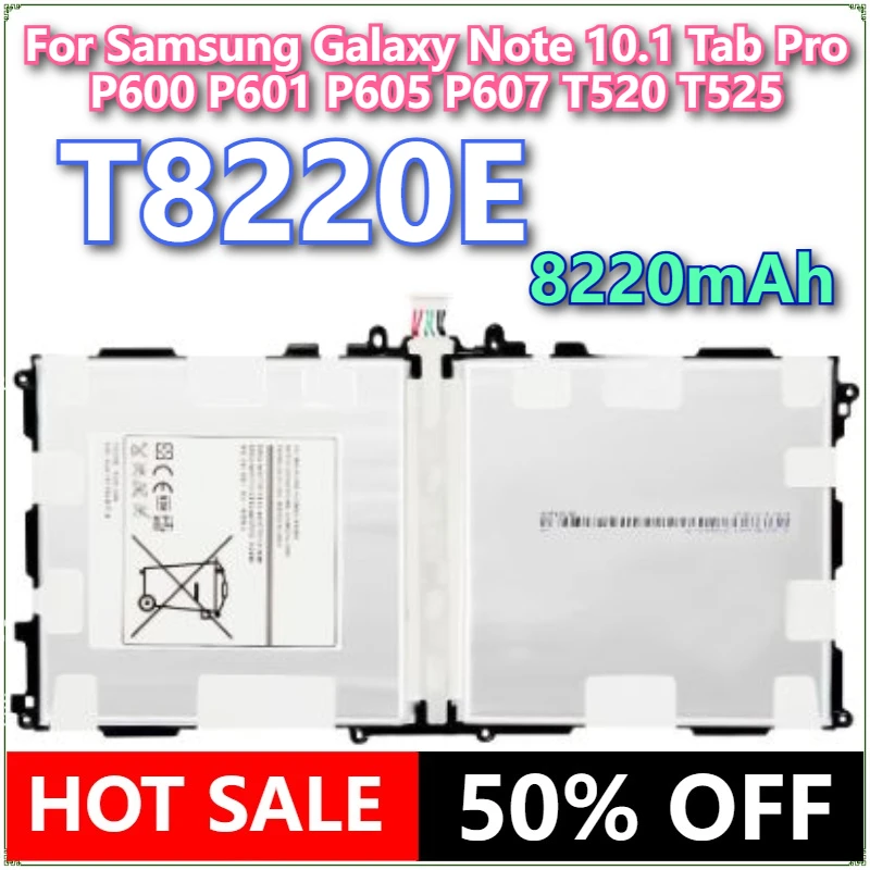 

Совершенно новый аккумулятор для планшета T8220E 8220 мАч для Samsung Galaxy Note 10,1 Tab Pro P600 P601 P605 P607 T520 T525 + инструменты