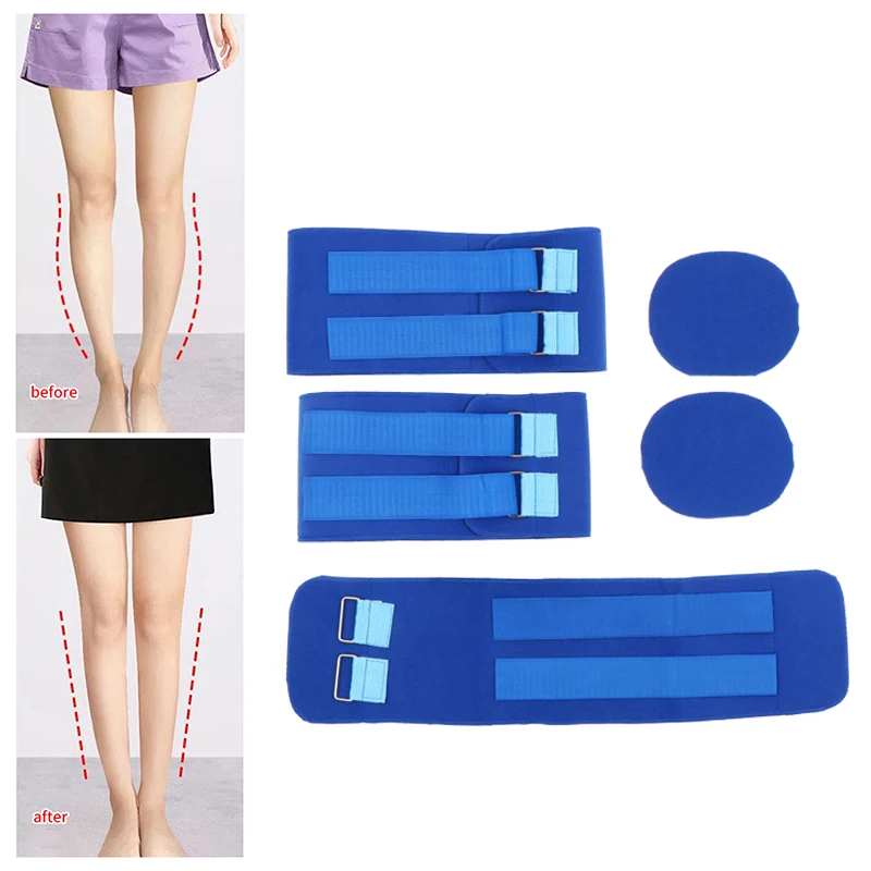 3pcs/set Legs Posture Corrector Multi-functional Bow-legged Correction Bandage Belt Correction Belt For O- Type Legs X-type Legs