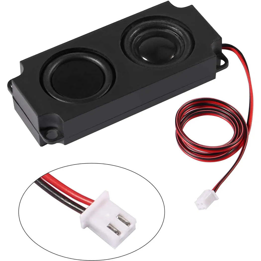 Speaker 5 Watt 8 Ohm Double Cavity Mini Speaker Full-Range Cavity Advertising Machine 3.3V 5V with JST-PH2.5mm-2 Pin Interface