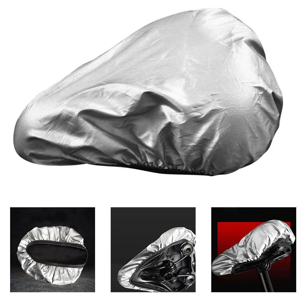 1pc Outdoor Bicycle Seat Rain Cover Sports Cycling Bike Accessories Waterproof Saddle Rain Dust Cover Uv Protection For Mtb Bike