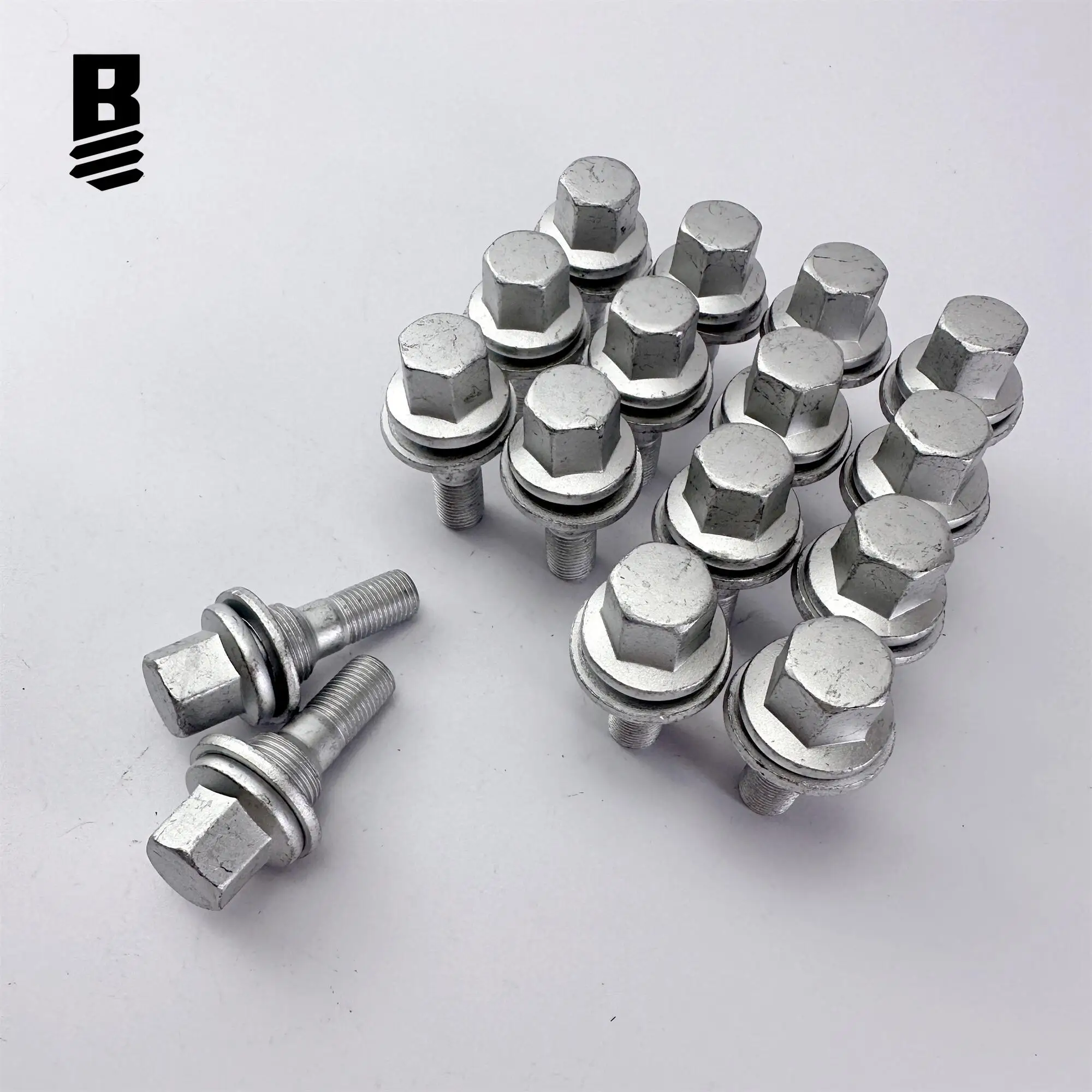 Car Alloy Wheel Nut Bolt Screw Suitable for Peugeot 206/208/301/307/308/407/408 Citroën Thread Length 26/40/45mm M12x1.25