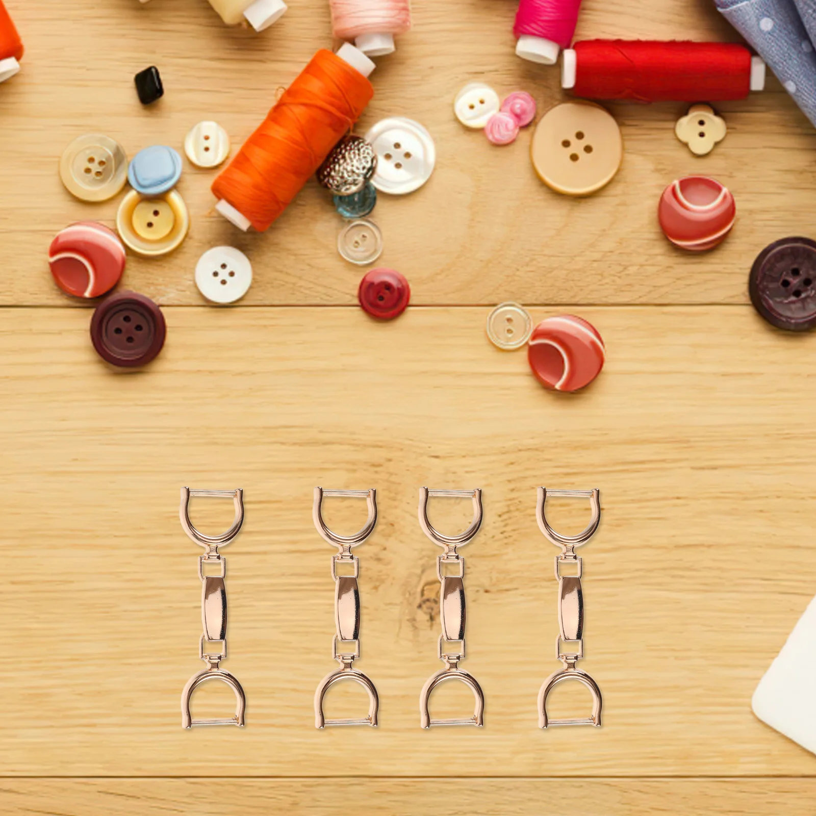 

10Pcs Waist Belt Buckle Pair Metal Zinc Alloy Decorative Chain Clasp for Coats Bags Handbags DIY Fashion Accessory DIY Bag