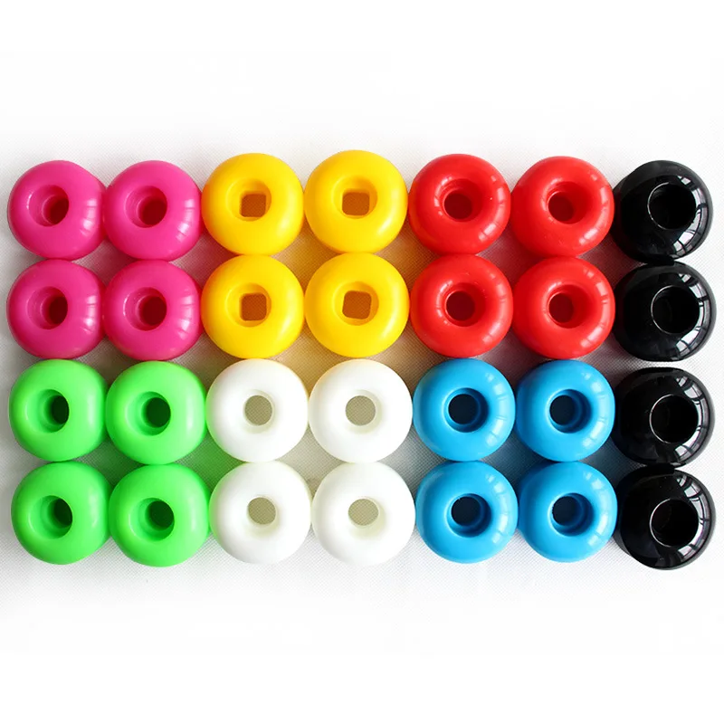 Hard Wheels Bearing Set, Stunt Skate Boards, DIY Wheel Parts, Replacement Supply, Free Post, 52mm PU Wheel, 95A, 4 Pcs