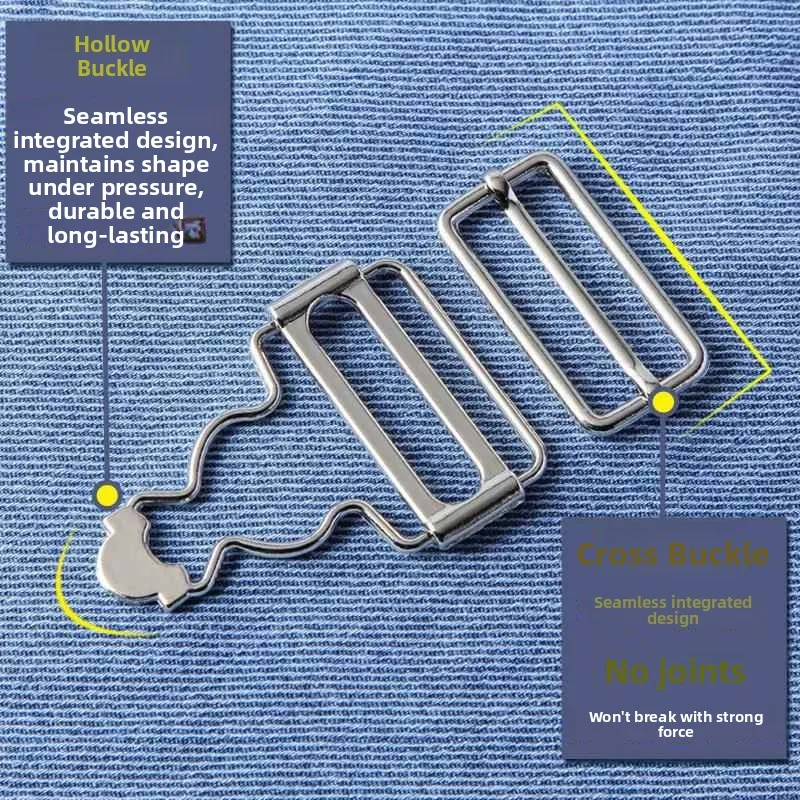 

Adjustable Carabiner Clasps for Overalls And Denim Skirts Gourd Shaped Hook And Eye Buckles Fixed Strap Fasteners DIY Sewing ...